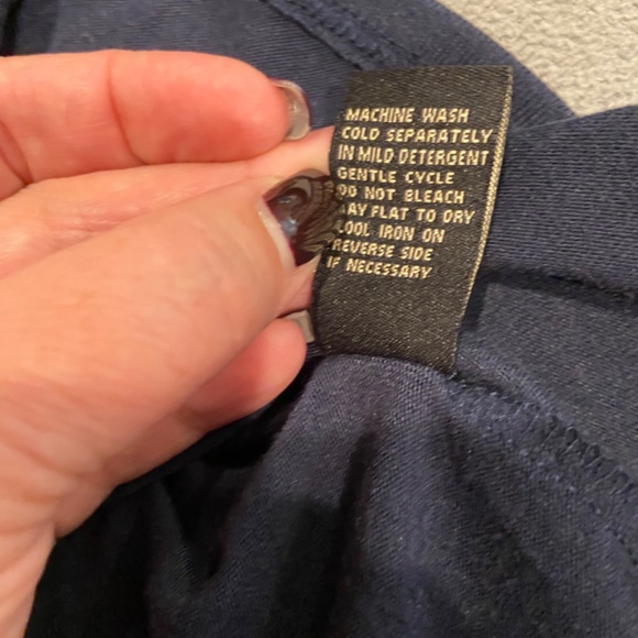 DG2 Women’s Size Large Navy Blue Long Sleeve T-Shirt - Picture 8 of 9